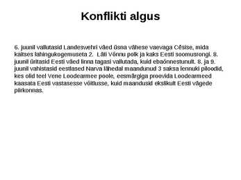 Vabadusõda - Landeswehr i sõda #4