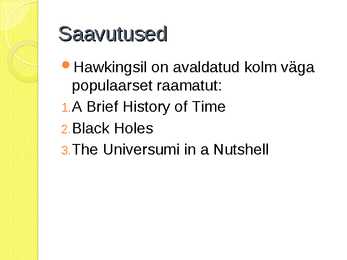 Antroopsusprintsiip-Stephen William Hawking #12