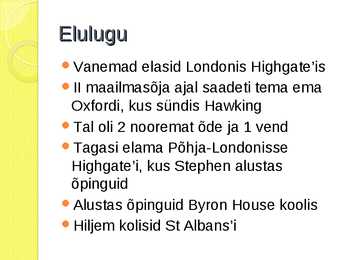 Antroopsusprintsiip-Stephen William Hawking #9