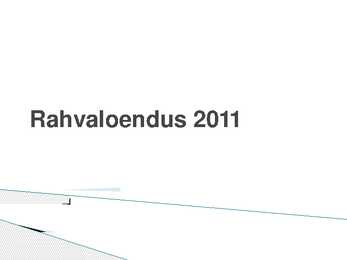 Rahvaloenduse tulemused 2011