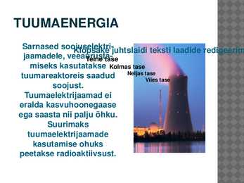 Energiatootmine ja keskkonnasaaste #5