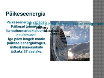 Energiatootmine ja keskkonnasaaste #7
