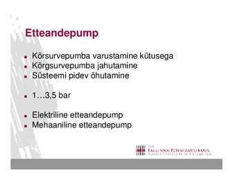 Diiselmootorite juhtseadmed II #25