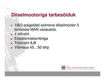 Diiselmootorite juhtseadmed II #5