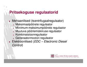 Diiselmootorite juhtseadmed II #42