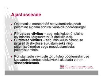 Diiselmootorite juhtseadmed II #54