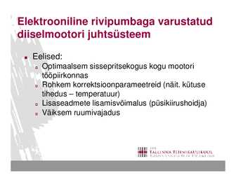 Diiselmootorite juhtseadmed II #62