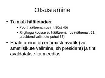 RIIGIKOGU #9