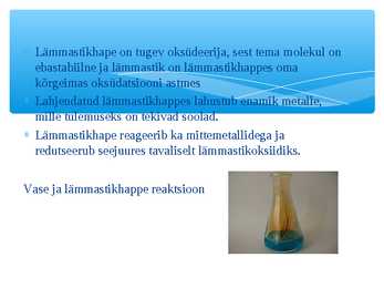 Lämmastikhape ja selle omadused #5