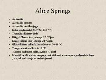 Los-Angelese ja Alice Springs-i kliima võrdlused #4