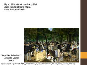 Impressionismiaja kunstnikud #8