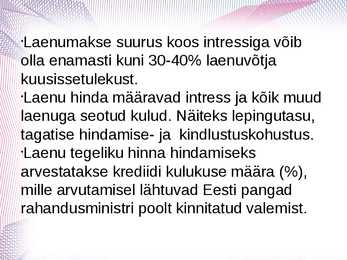 laen ja intress #5