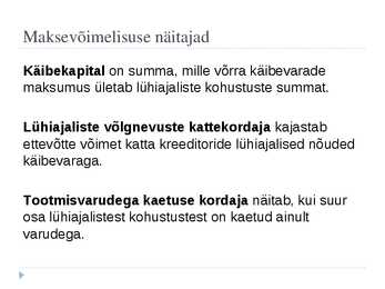 Vabaaine majanduses - bilanss #16