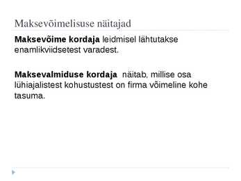 Vabaaine majanduses - bilanss #17