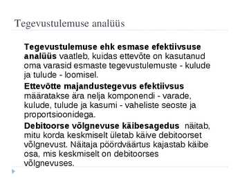 Vabaaine majanduses - bilanss #18