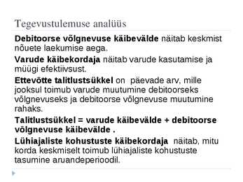 Vabaaine majanduses - bilanss #19