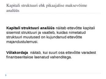 Vabaaine majanduses - bilanss #21