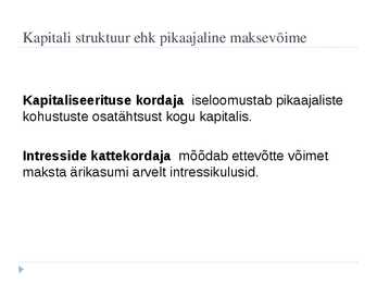 Vabaaine majanduses - bilanss #22