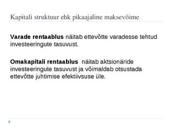 Vabaaine majanduses - bilanss #24