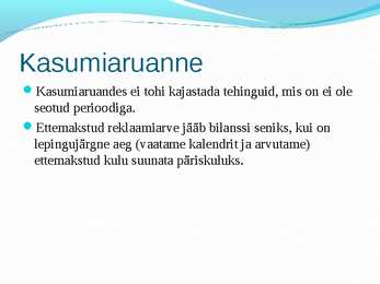 Bilansi analüüs ja kasumiaruanne #13