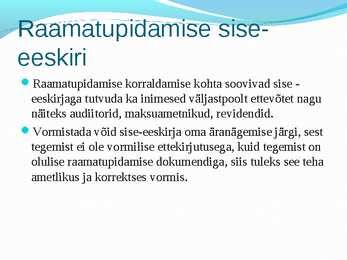 Bilansi analüüs ja kasumiaruanne #16