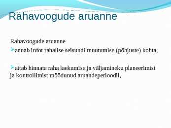 Bilansi analüüs ja kasumiaruanne #18