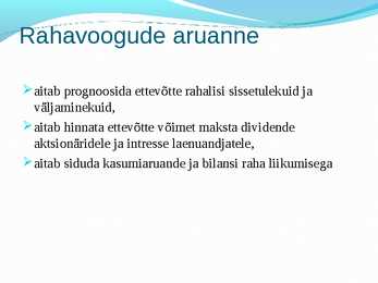 Bilansi analüüs ja kasumiaruanne #19