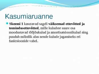 Bilansi analüüs ja kasumiaruanne #6