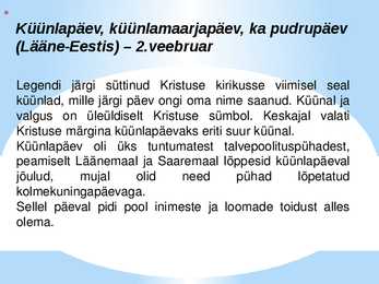 Küünlapäev #2