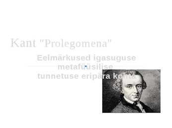 Immanuel Kant