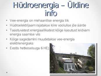 Energia tootmise eri võimalused Eestis #17