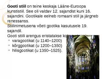Gooti arhitektuur Prantsusmaal #2