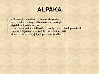 Alpaka #3