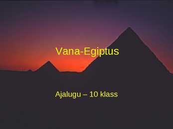 Vana - Egiptus