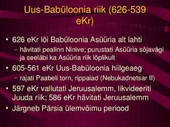 Mesopotaamia kultuur-usk-ühiskond #14