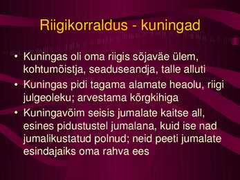 Mesopotaamia kultuur-usk-ühiskond #16