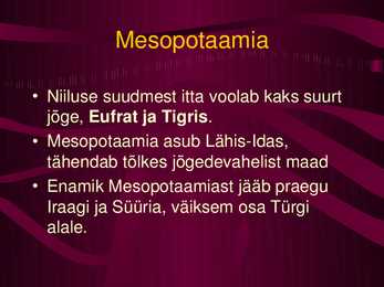 Mesopotaamia kultuur-usk-ühiskond