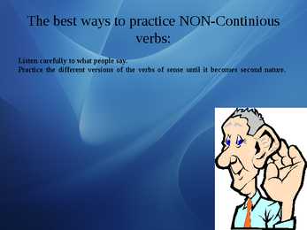 NON-Continuous Verbs #11