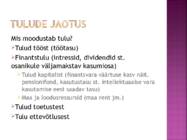 Vabaaine majandusõpetus #2