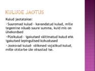 Vabaaine majandusõpetus #3