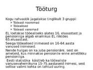 Vabaaine majandusõpetuses - tööturg #2