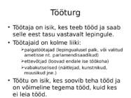 Vabaaine majandusõpetuses - tööturg #4
