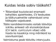Vabaaine majandusõpetuses - tööturg #9
