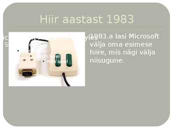 Arvutihiire ajalugu #6