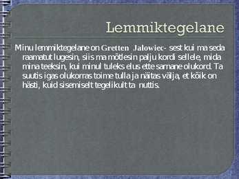 Esitlus  Peaaegu inimene #6