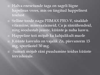 Toitude happelisus #5