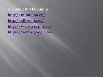Toitude happelisus #9