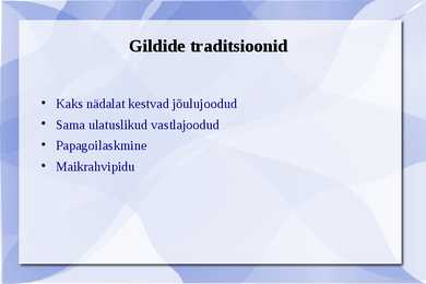 AJALUGU PP-GILDID #4