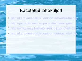 TAI KUNINGRIIK #13
