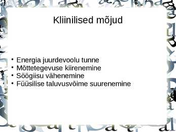 Kokaiini kasutus ja kahjulikkus #8